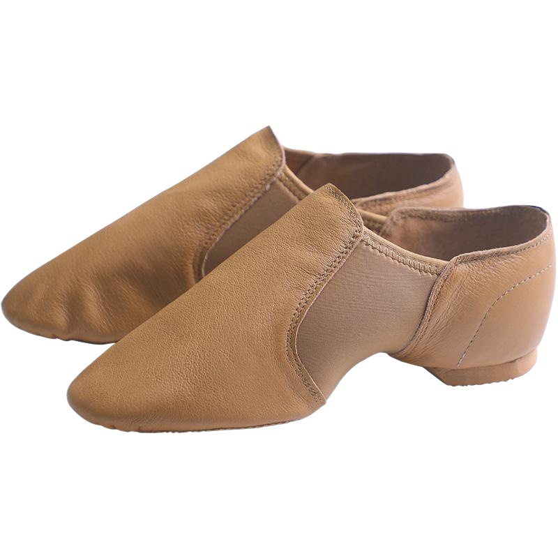 Dance shoes Jue leather elastic cloth dance shoes adult soft sole shoes ladies Latin dance ballet shoes foreign trade Wholesale