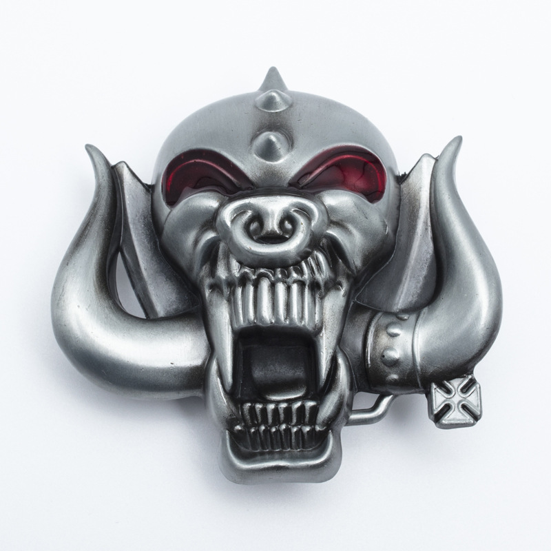 Metal belt buckle creative paint zinc alloy plate buckle European and American fashion retro belt buckle manufacturers personalized pants buckle