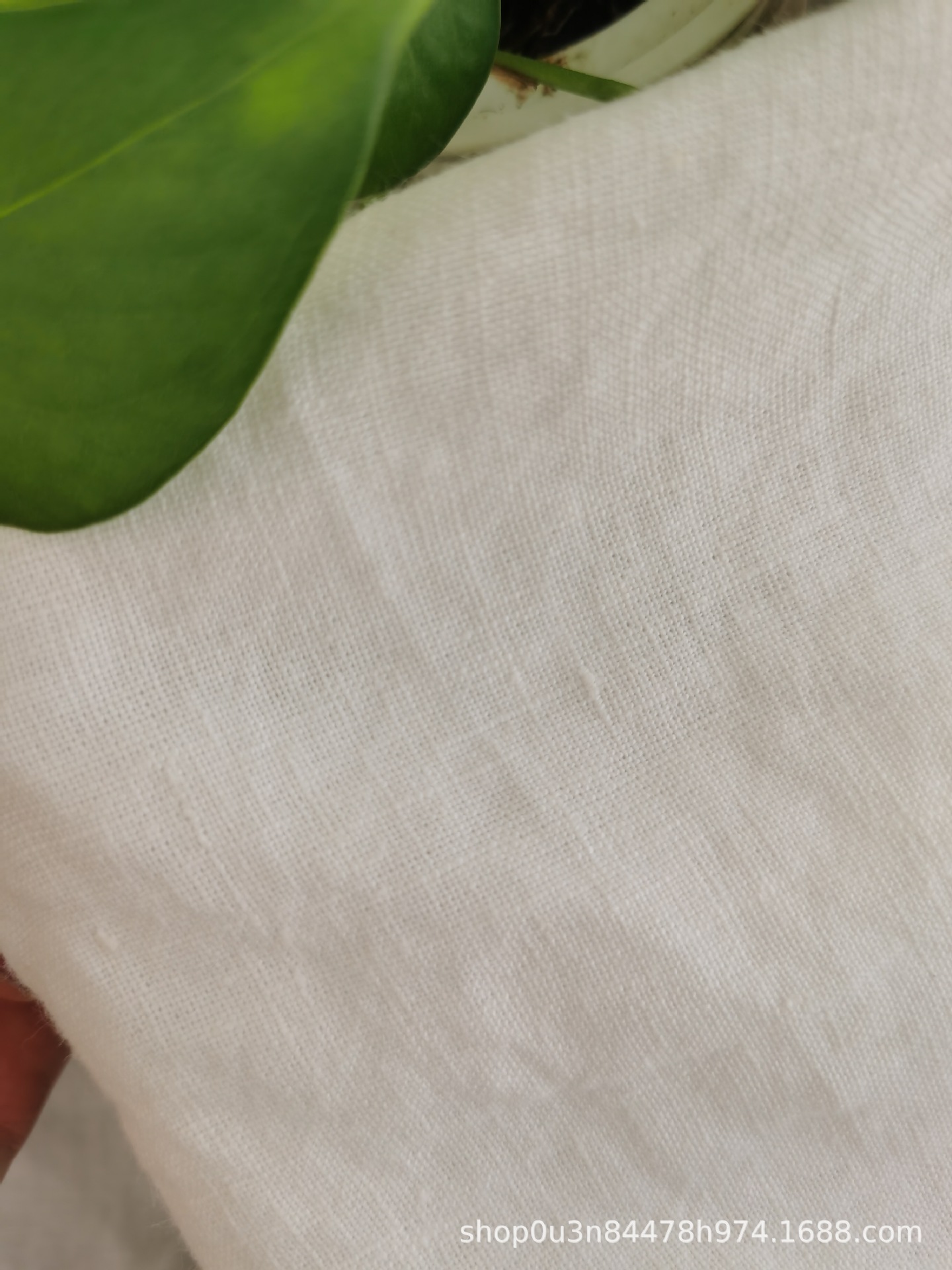 Pure Linen Natural White 300g Enzyme Wash Fabric French Pure Linen Sand Wash Beige 300GSM Sofa Fabric