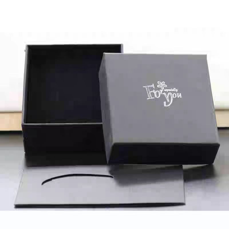 Factory wholesale ring necklace earrings bracelet bracelet jewelry storage display high-end jewelry box jewelry packaging box
