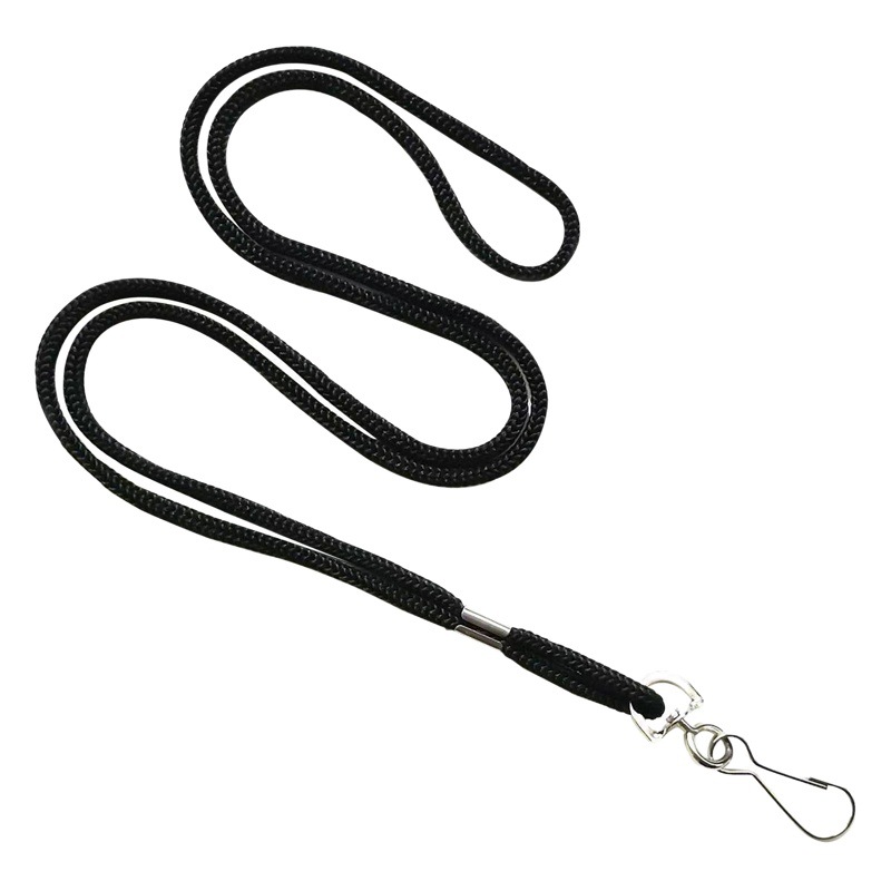 Amazon Hot Sale Black Badge Lanyard Office Lanyard ID Lanyard Employee Lanyard Key Lanyard