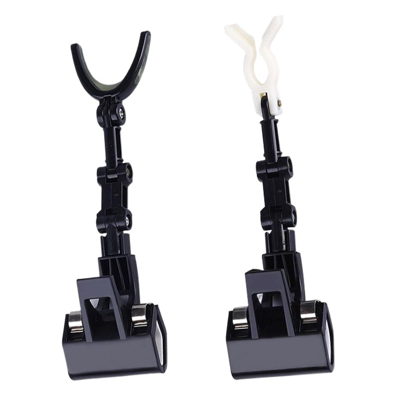 Raft fishing bucket clip fishing rod rack bridge raft fishing rod rack raft rod bracket non-slip luminous rod front and rear hanging cross-border