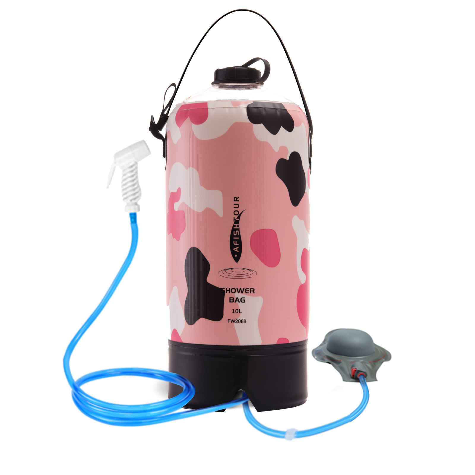 Picture of camping supplies water bag outdoor bath bag camping water storage bag cross border pvc portable solar shower bag