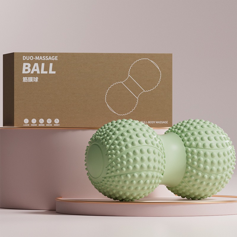 Picture of Fascia ball foot massage double ball peanut ball deep muscle relaxation hedgehog ball shoulder neck stretch yoga fitness ball
