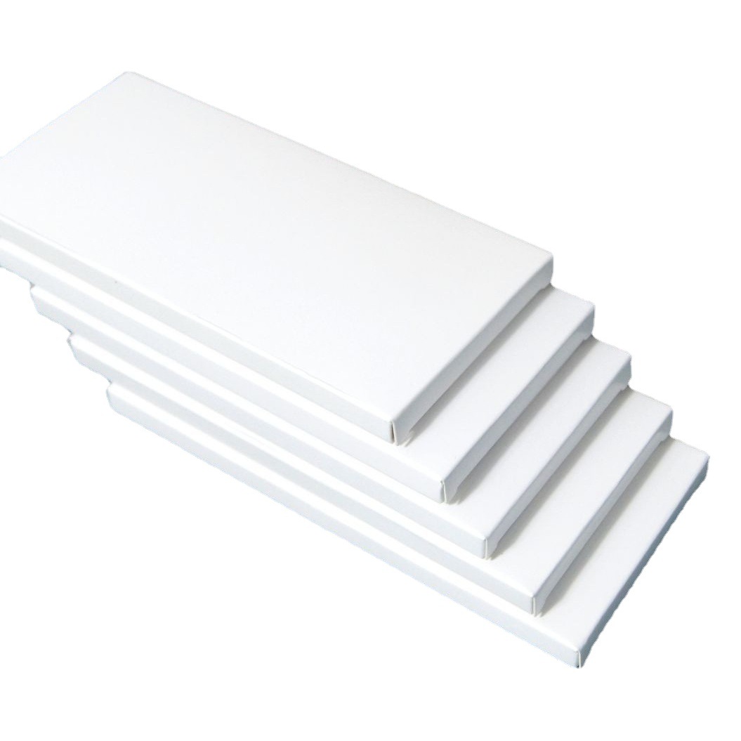 71-80mm Small White Box White Card Flat Box Packaging Carton Custom Kraft Black Card Folding Carton in Stock Wholesale