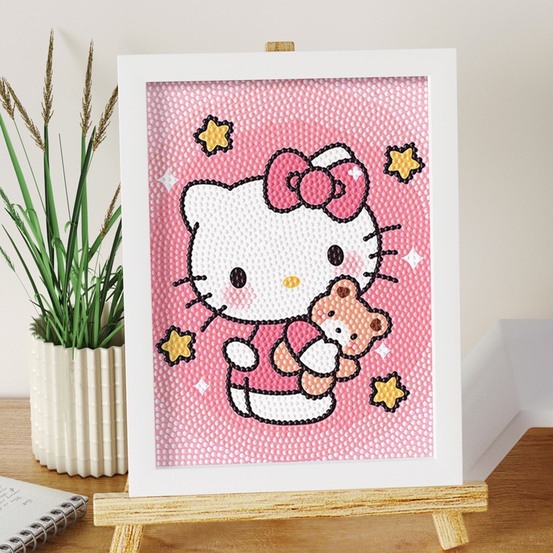 Picture of Children's DIY Diamond Painting Wholesale Princess Diamond Stickers Rabbit Dot Diamond Painting Kindergarten Handmade Educational Toys