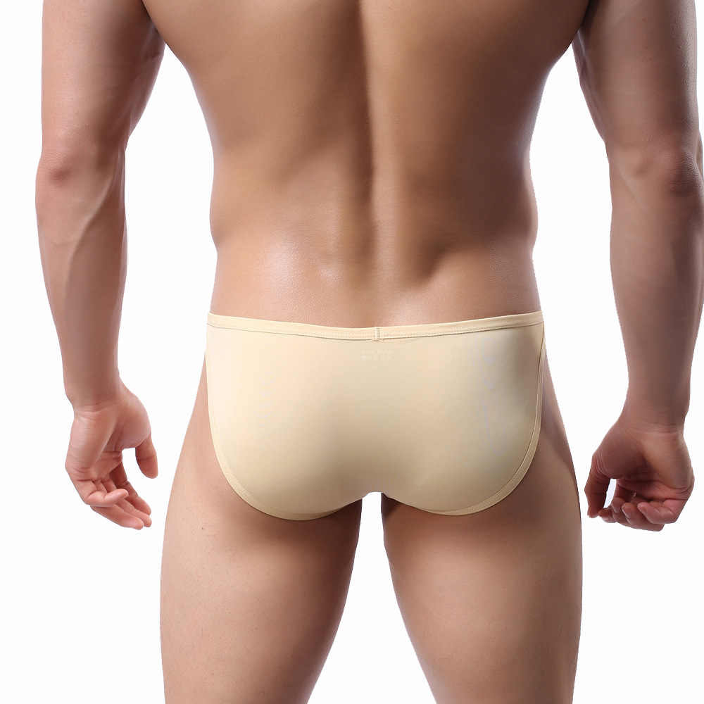 Picture of Cross-Border factory direct supply wholesale pants men's briefs men's ice silk underwear simple sexy B329