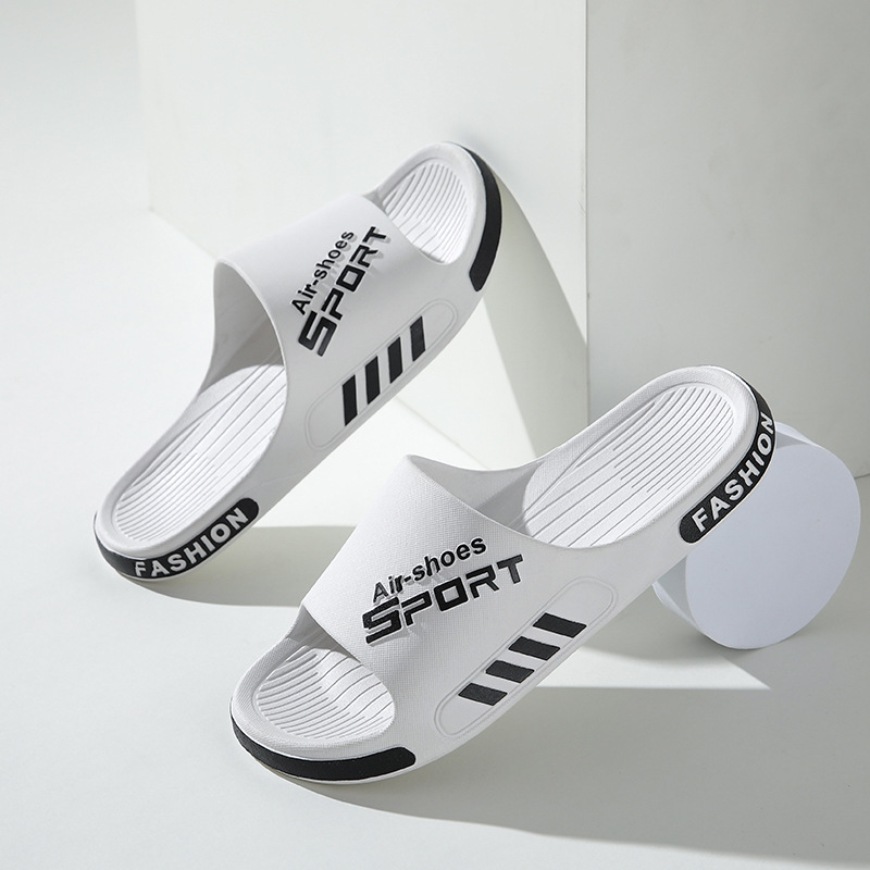 Picture of plus size Sandals and Slippers for Men and Women Outdoor Wear Indoor Home Ins Men's Non-Slip Sandals and Slippers for Students Couple Men's Trendy
