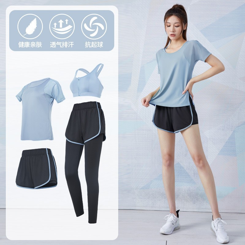 Picture of Yoga Suit Women's Summer Loose Slimming Breathable Quick-drying Clothes Fitness Running Fashion Casual Professional Sportswear