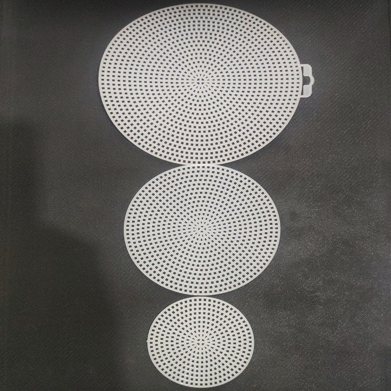 Round Mesh Sheet Plastic Mesh Board Woven Bag Bottom Shaping Sheet Wool Hand-knitted diy Bag Material