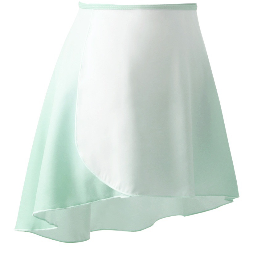 Adult Dance Practice Dress Half-length Gauze Skirt Women's One-piece Tie-up Gradient Gauze Skirt Dance Teacher Body Skirt Foundation Training