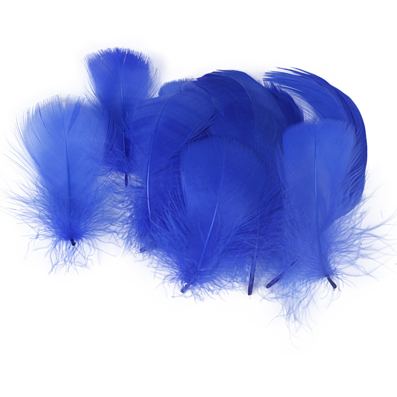 Picture of Special offer about 100 colored small floating feathers goose feather diy jewelry festival scene decoration filler feathers