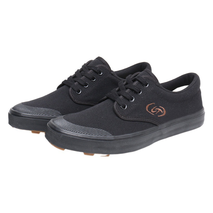 Lutai low-top Labor shoes labor protection shoes construction site rubber shoes lace-up anti-off work shoes breathable comfortable wear-resistant Labor shoes