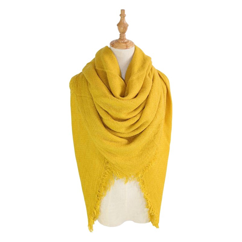 Outdoor Arabian Square Scarf Magic Outdoor Scarf Shawl Single Color Outer Free Versatile Headscarf Jacquard Scarf Thick