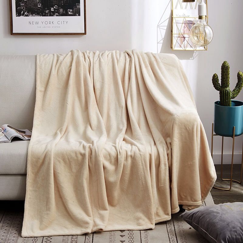 Blanket Coral Fleece Blanket Flannel Blanket Bed Sheet Blanket Warm Thickened Small Blanket Air-conditioning Blanket Blanket