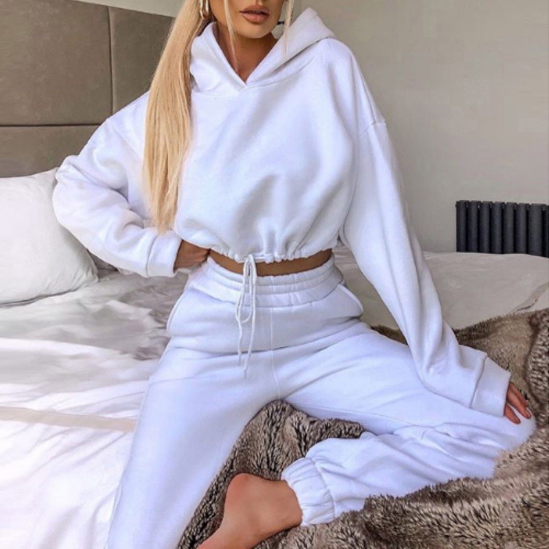Cross-border elegant quality European and American high waist casual wear Amazon eBay new fashion loose long sleeve casual suit