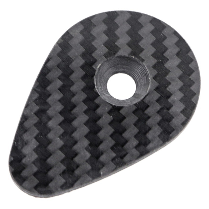 Adapt to MOST handlebar special carbon fiber sun cover bicycle handlebar vertical cover with screws for F12 handlebar
