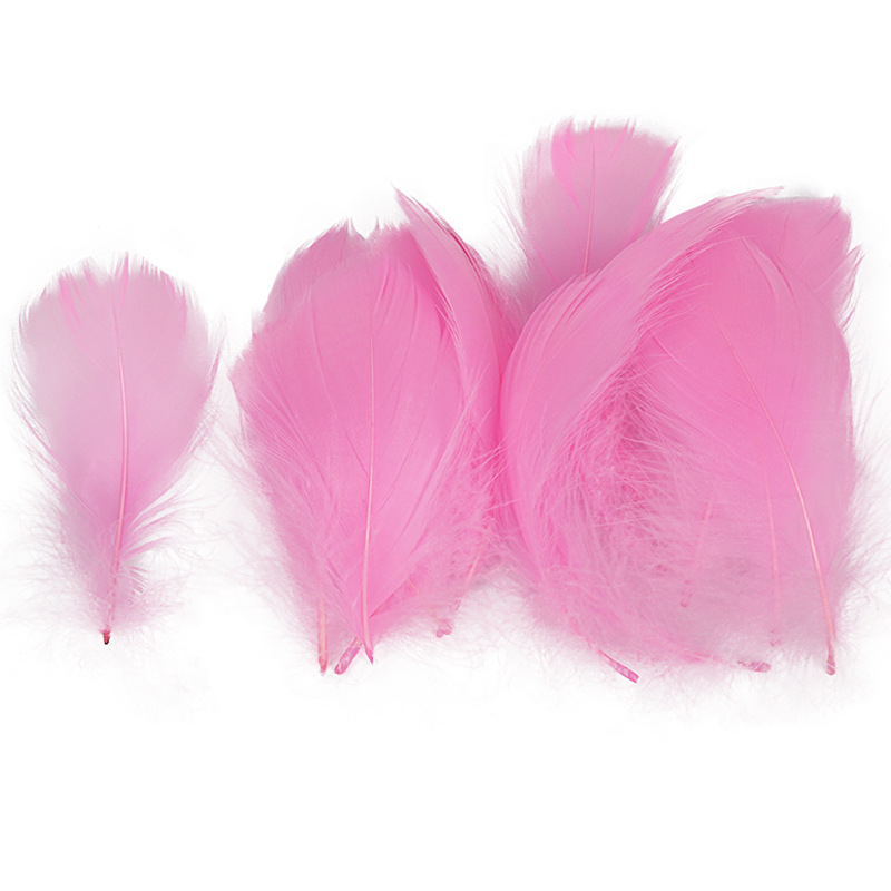 Picture of Special offer about 100 colored small floating feathers goose feather diy jewelry festival scene decoration filler feathers