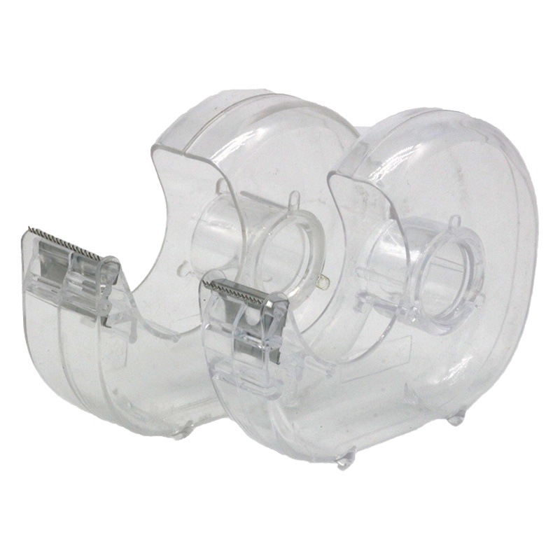 Yourijiu Transparent Tape Snail Cutter 1.8cm Tape Holder Plastic Transparent Tape Machine Cutting Mini