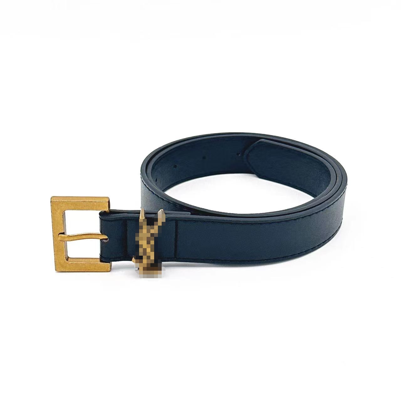 3cm Internet Celebrity New Yang Jia Lady's Big-Name High-End Belt, Fashionable and Versatile Korean Style Trendyy and Versatile Women's Trouser Belt