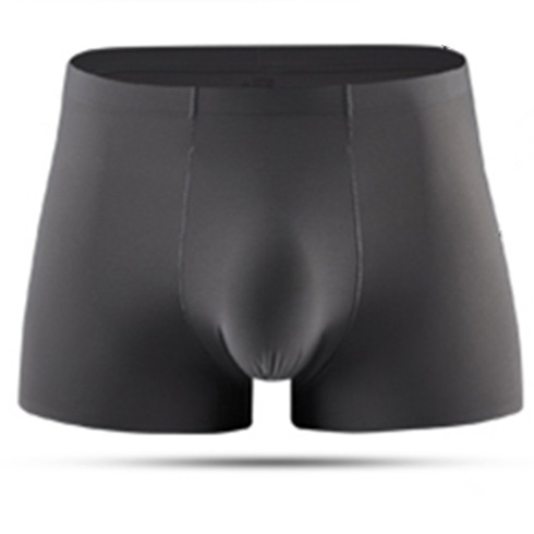 Picture of Men's underwear seamless ice silk underwear men's loose seamless underwear plus size solid color wholesale underwear men's boxers