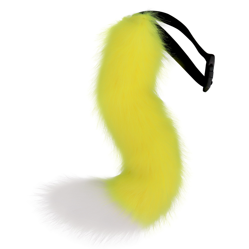 Picture of Halloween Amazon wish explosion simulation fox tail cosplay stuffed animal tail accessories can be concave shape