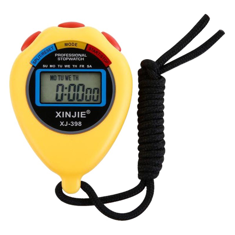 Stopwatch timer single row double track and field sports running fitness exercise coach student training competition electronic watch