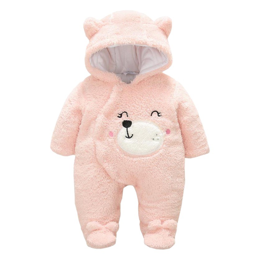 2025 Autumn and Winter Baby Jumpsuit Thickened Cotton Velvet Super Soft Climbing Suit for Newborn Winter