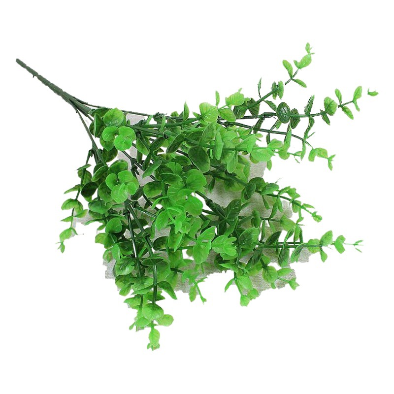 Eucalyptus simulation plant money leaf green plant potted plastic flower home decoration flower water plant