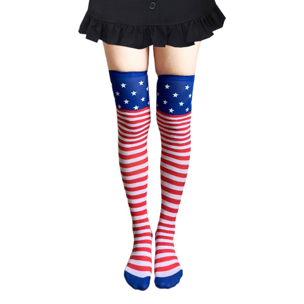 Halloween Christmas stockings manufacturers in stock festival party costume props American long over-the-knee stockings