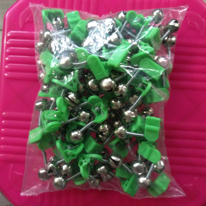 Fishing Bell plastic clip Bell sea rod fishing alarm bell fishing gear fishing accessories factory wholesale