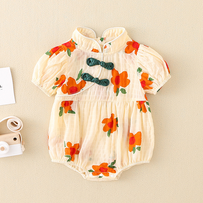 Picture of New Starting Point Clothing, Baby Clothes, Summer Clothes, Baby Girl Thin Jumpsuit, Princess Full Moon Summer Clothes