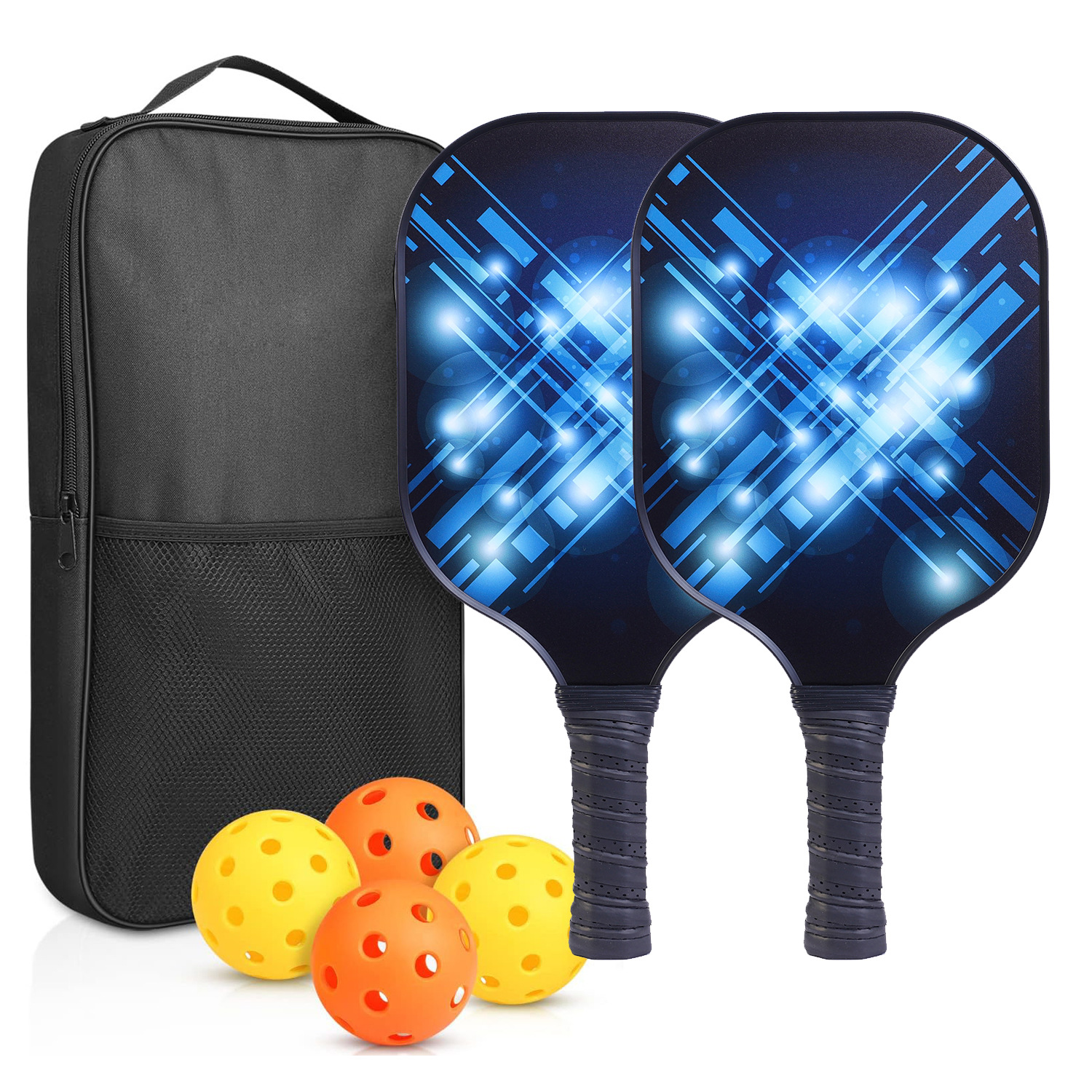 Picture of Peak ball racket glass fiber edge strip UV pattern design outdoor leisure entertainment cross-border pickle pickle racket