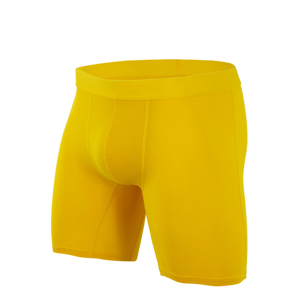 Picture of Pure Cotton Anti-Wear Leg Boxer Briefs American Trendy Underwear Amazon Cross-Border Wholesale Sports Long European and American Underwear for Men