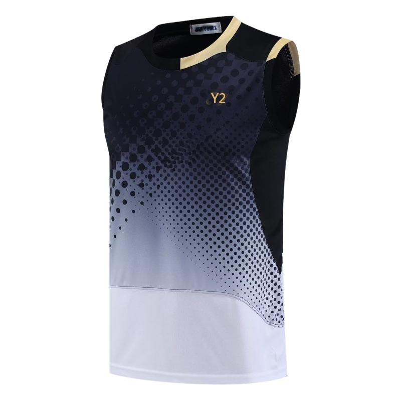 Sleeveless Badminton Clothing Men's Quick-drying Clothing Men's Vest Training Sports Table Tennis Air Volleyball Clothing Printing 1032