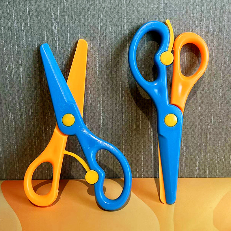 Picture of Children's Scissors, Safe, Handmade, Round-Headed, Stationery, Kindergarten Paper-Cutting, Primary School Students' Art, Art and Craft, Office Scissors Wholesale