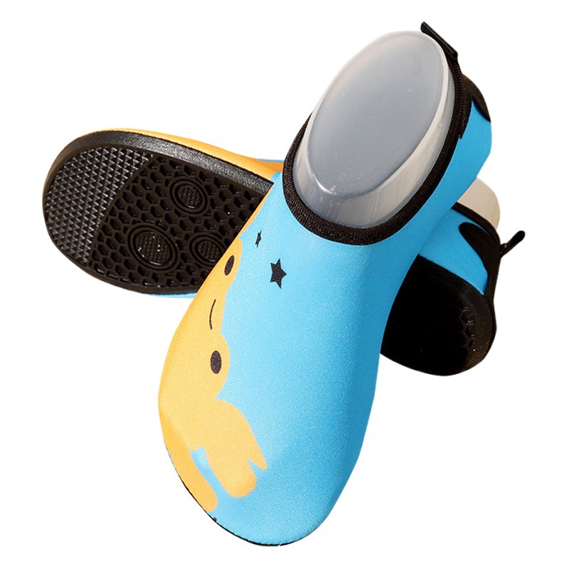 Cross-border Children's Beach Shoes Non-slip Soft Bottom Printed Outdoor Wading Shoes Indoor Sports Floor Socks Fitness Shoes