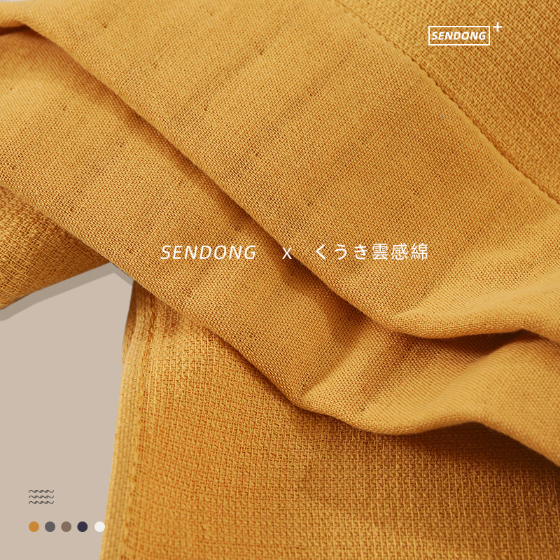 Picture of Class A Plain Gauze Bath Towel Pure Cotton 100% Cotton Men's Bath Household Water Absorbent Quick-drying Couple's Wrapping Towel