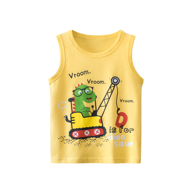 Picture of 27kids Korean version of children's clothing cross-border supply children's vest summer new male baby clothes wholesale a consignment