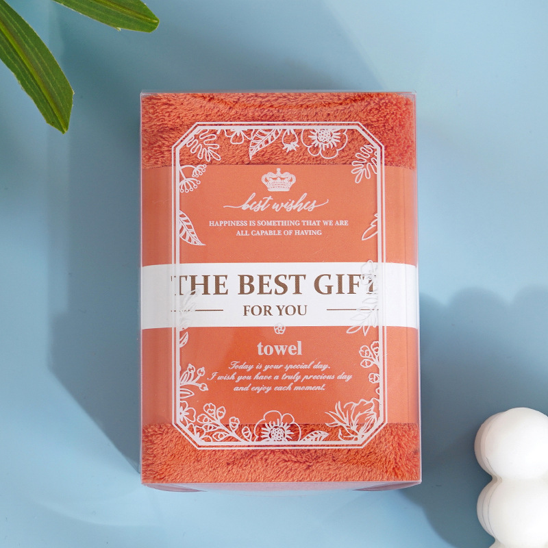 Picture of Bear Towel Companion Gift Box Wedding Return Gift Wedding Company Event Gift Gift Wholesale Coral Velvet Gift Box