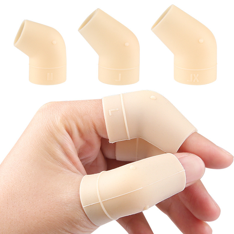 Silicone finger guard foot bath foot bath foot massage technician finger guard top corner thickening prevent cocoon cracking fingers