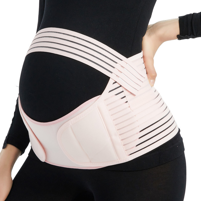 Picture of Pregnant Women's Products Breathable Abdominal Support Belt Maternity Belt Bandage Pubic Pain in the Second and Third Trimester of Pregnancy Double Fetal Belly Belt