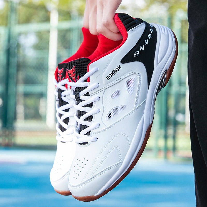 Cross-border badminton shoes, cow tendon sole mesh fabric, boys, boys, professional primary school students, table tennis, volleyball competition training shoes