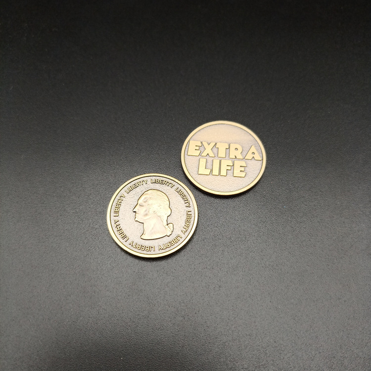 Number One Player Ready Player One commemorative coin Extra Life resurrection gold coin Extra Life coin