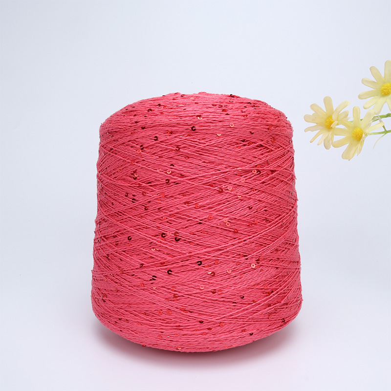 Siyue/Siyue Mulberry Silk Cotton Silk Thread Cotton Sequin Wool Ball DIY Hand-Woven Yarn Cross-Border Wholesale