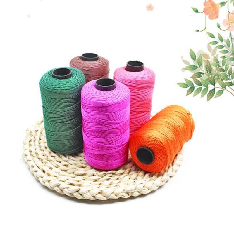 Large shaft thick stranded thread three-strand mercerized hook cap cushion hook shoes doll thread nylon polypropylene thread wholesale processing