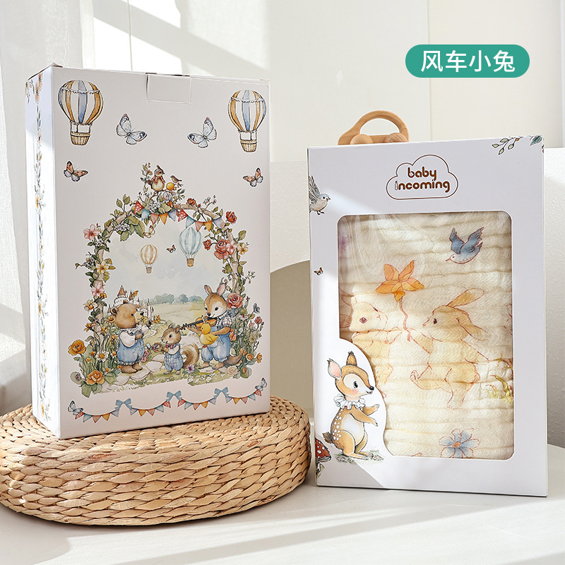 Picture of Baby Gauze Bath Towel Six-Layer Bamboo Cotton Baby Blanket Universal Soft and Absorbent Kidsren's Large Size Bath Towel for All Seasons