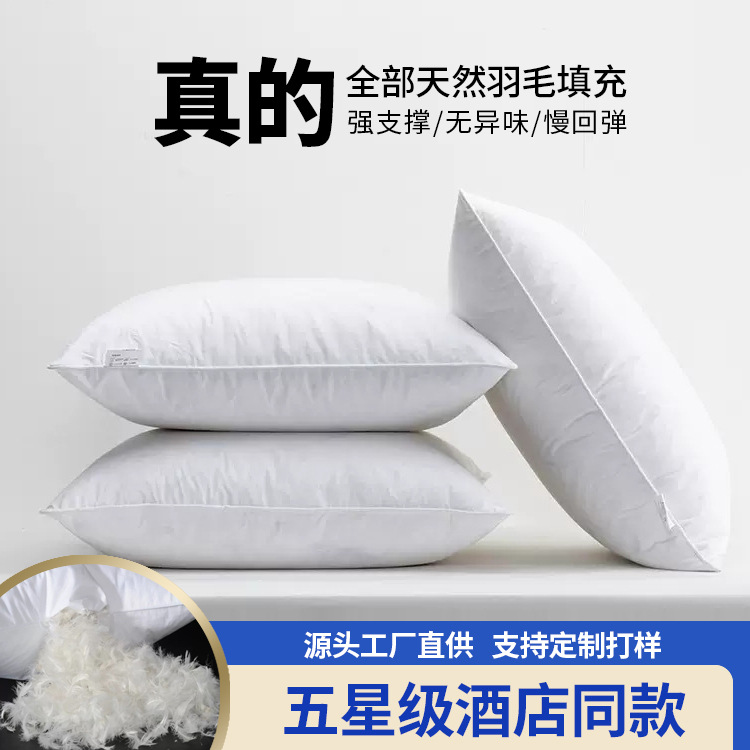 Sofa Pillow Core Bedside Cushion Waist Pillow Liner Class A Backrest Pillow Down Core Waist Pillow Bed Pillow