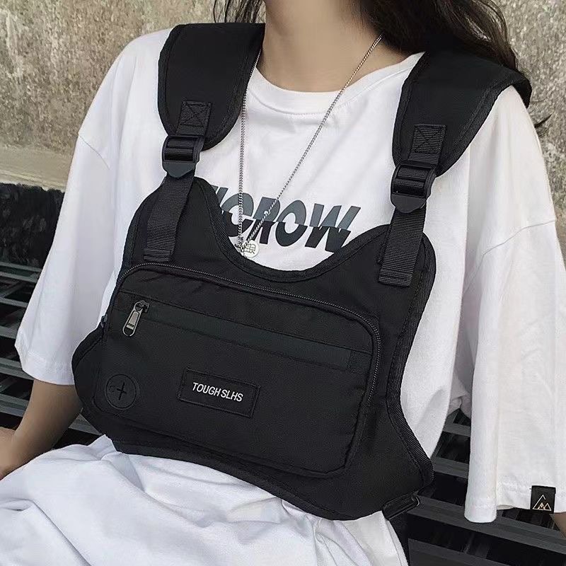 Chest Bag for Men and Women, Trendy Brand Sports Vest, Small Backpack, Casual Workwear, Warrior Vest Bag, Waist Bag, Trendy