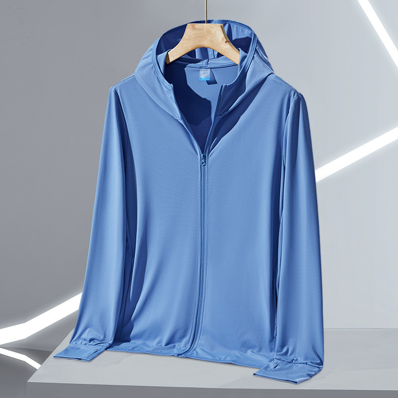 Picture of Ultra-Thin Ice Silk Sun Protection Clothing for Men and Women, Men's Summer Anti-Uv Breathable Jacket, Outdoor Fishing Sun Protection Clothing